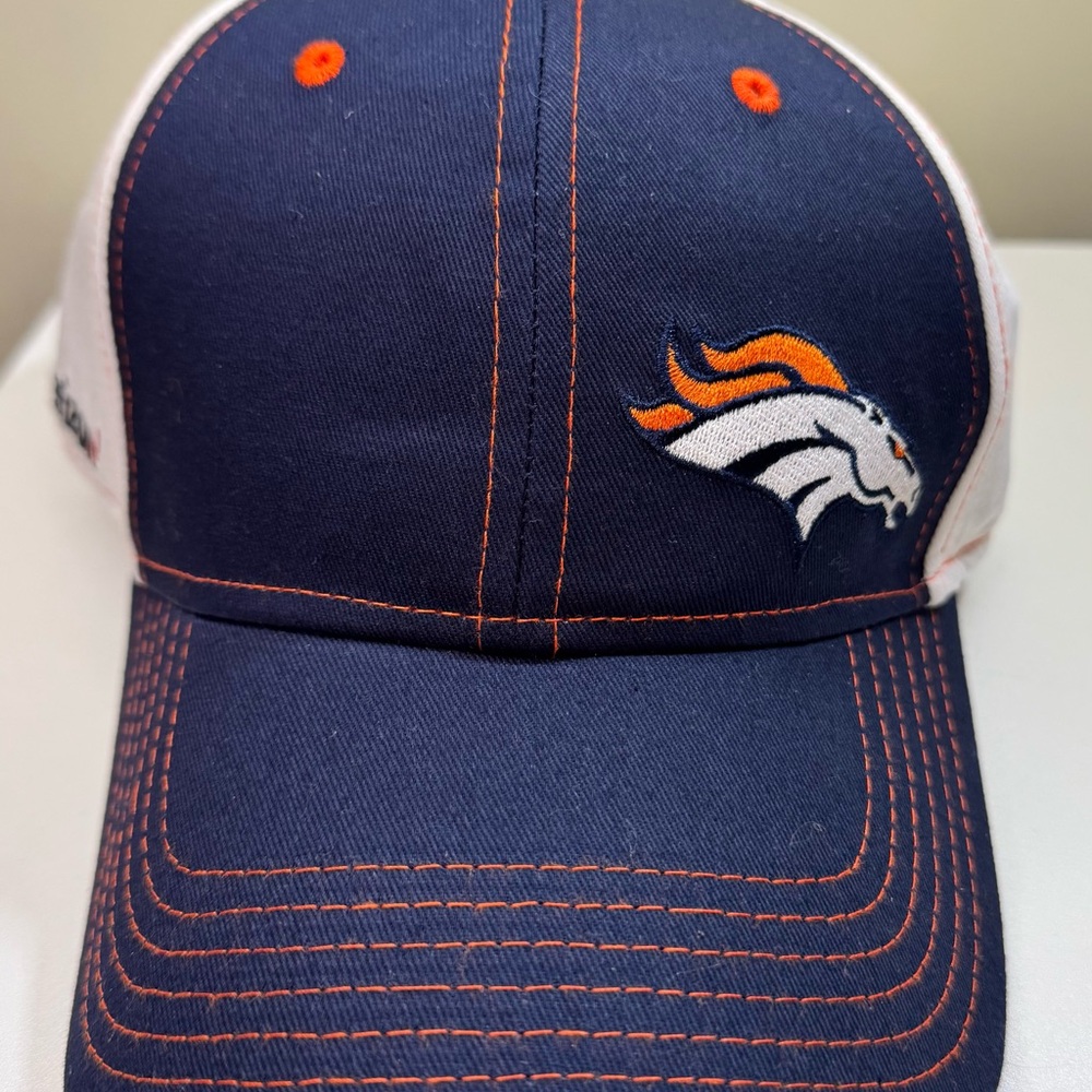 Denver Broncos hat cap Blue White BDA strapback Football NFL NEW
